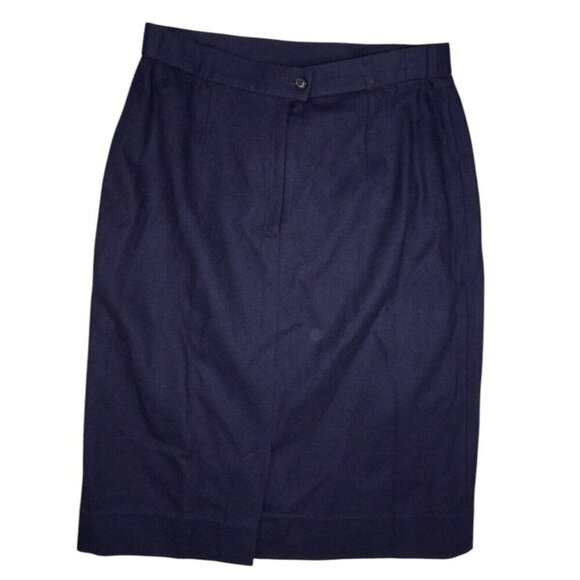 Vintage Wool Skirt Bundle - Red, Navy, Burgundy - Size 12 - Norton McNaughton, - Picture 9 of 16